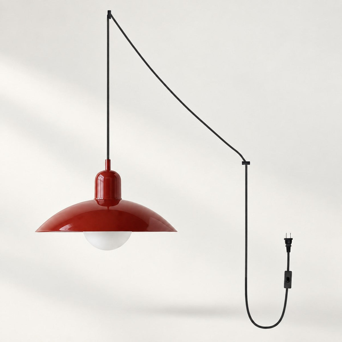 Steckdosen-Pendelleuchte im Mid-Century-Bauhaus-Stil – Ansicht 28