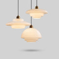 Calistre - Mid-Century Milchglas Pendelleuchte