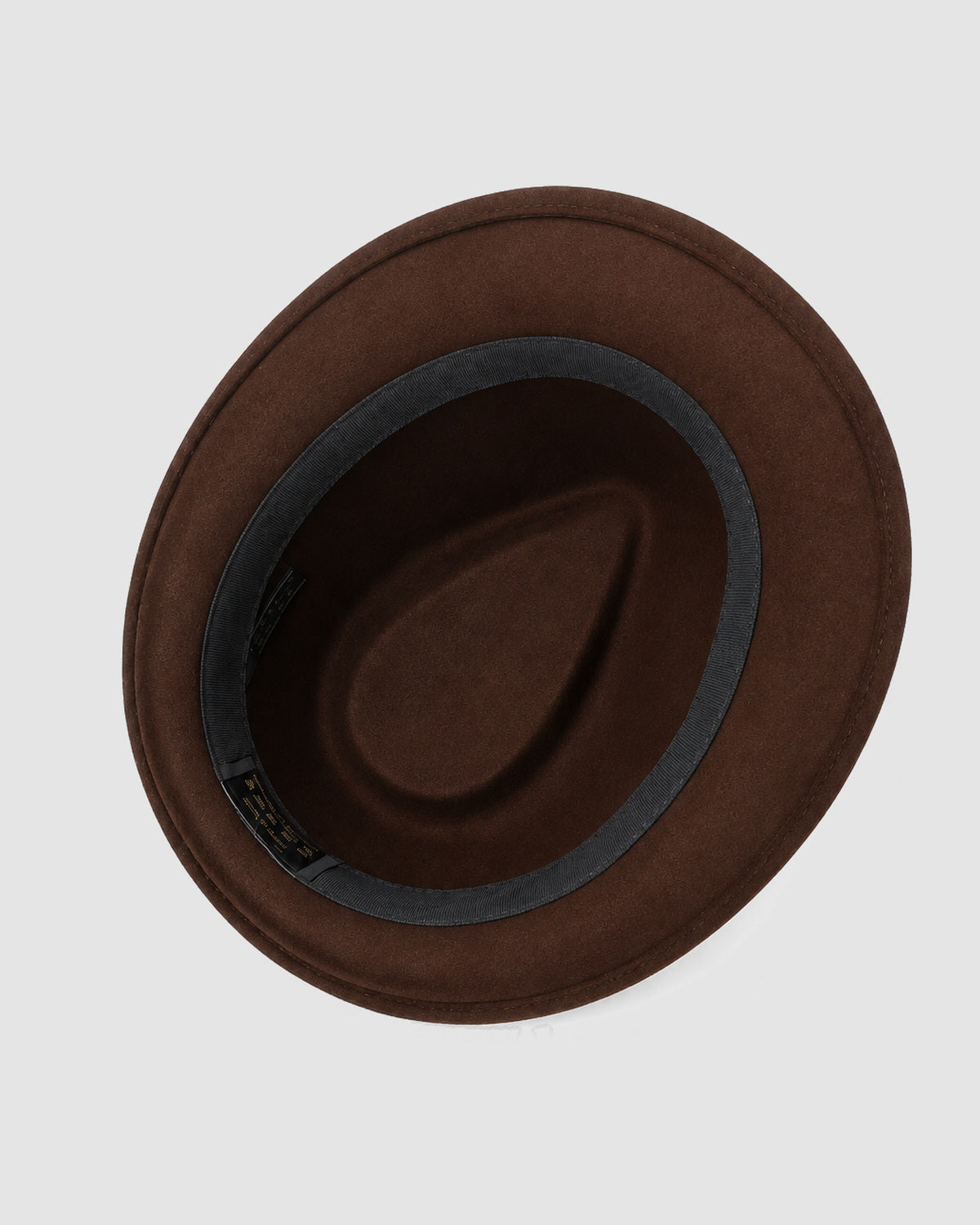 Herren Fedora-Hut mit Hutband – Braun, Bild 4