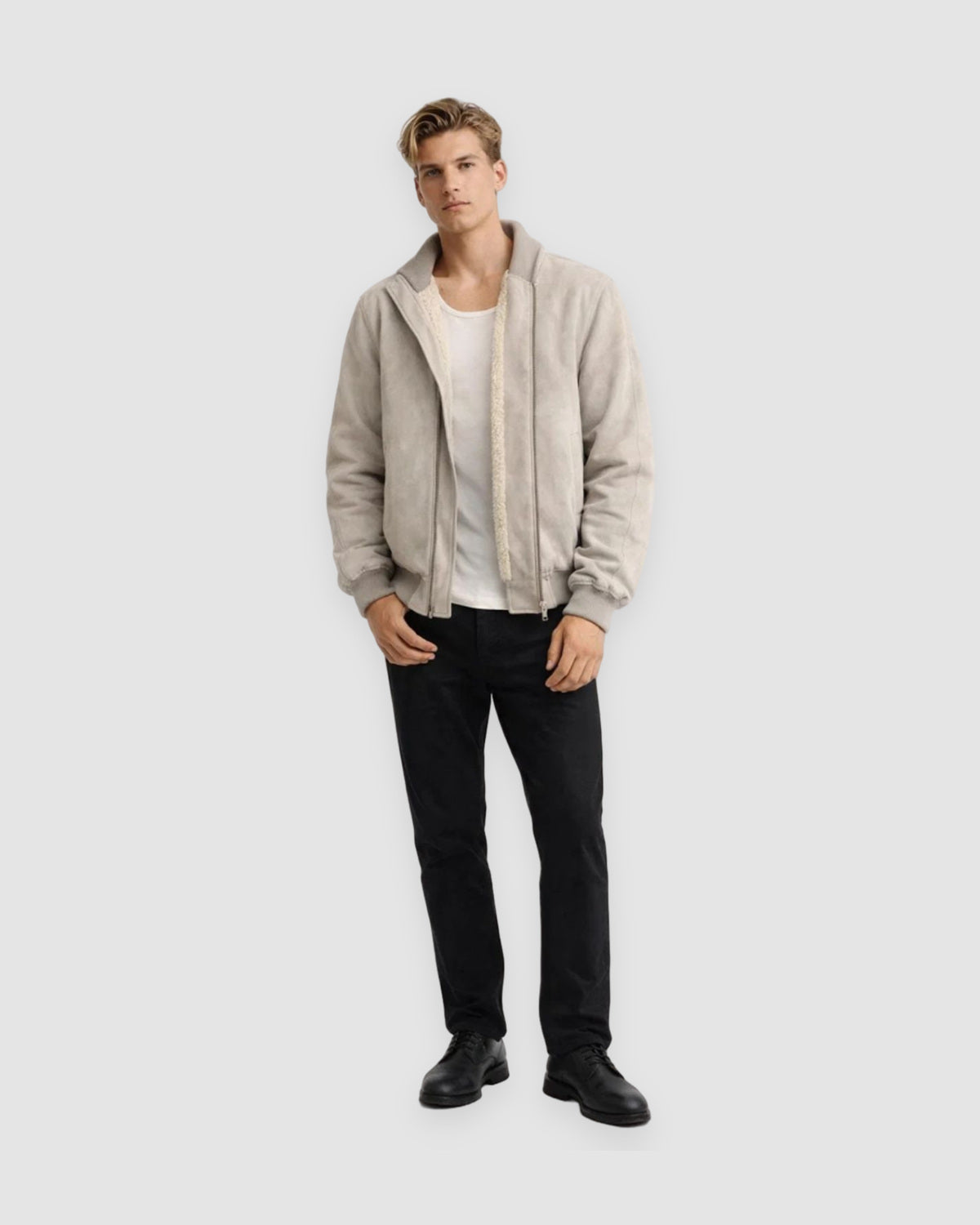 Herren Blouson mit Reißverschluss, hüftlang, Bild 4