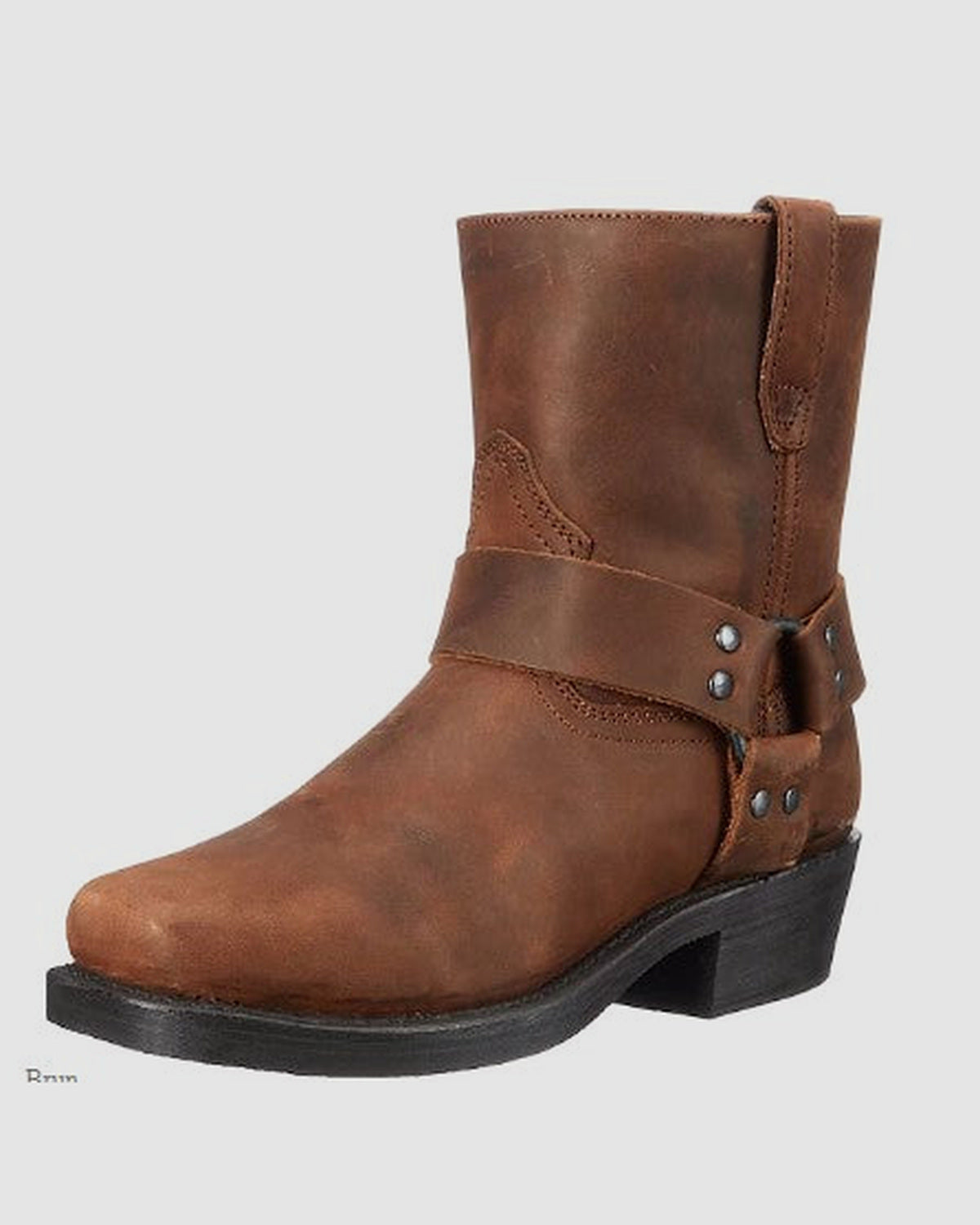 Herren Westernstiefel aus Kunstleder, klassisch in Braun