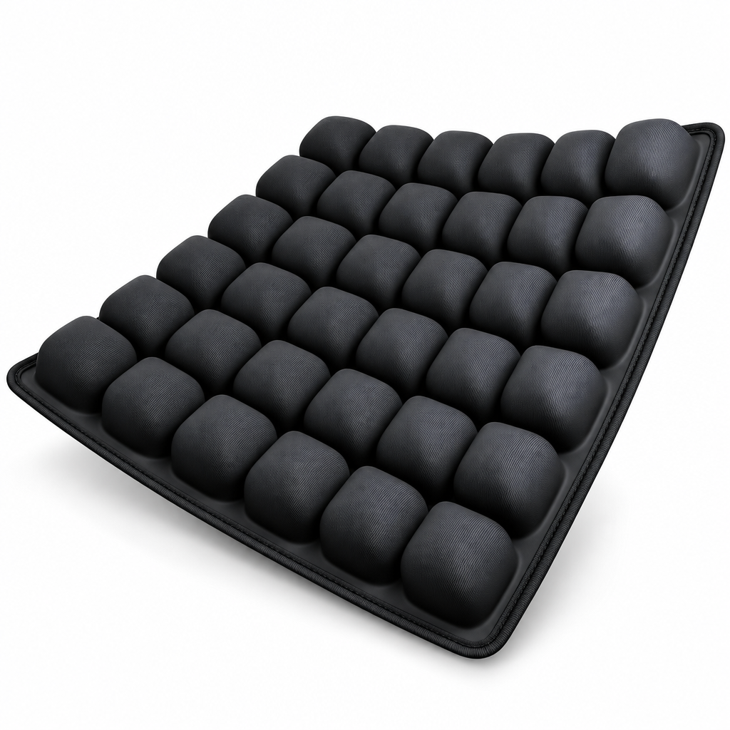Aufblasbares Sitzkissen - Ergonomisches Luftkissen mit 36 Luftzellen