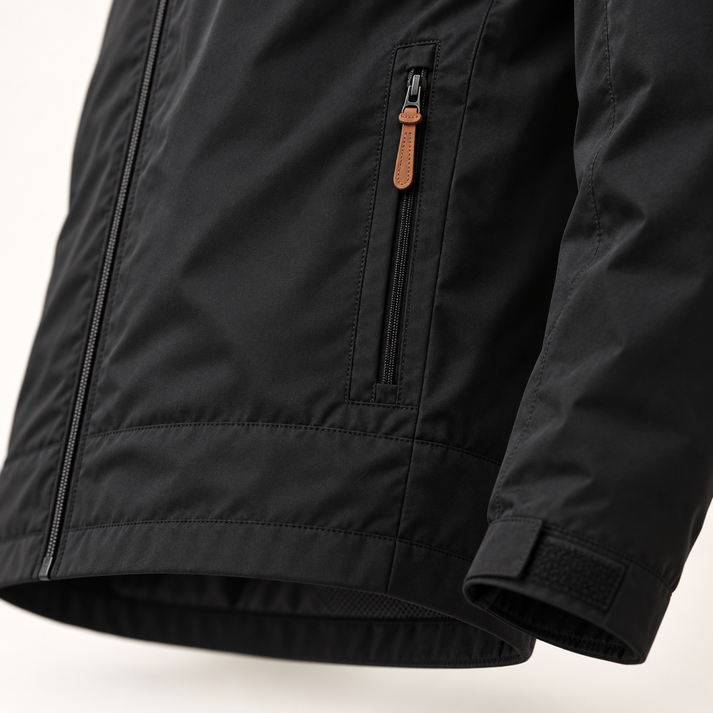 Herren Wasserdichte Winddichte Wanderjacke – Mehrere Reißverschlusstaschen