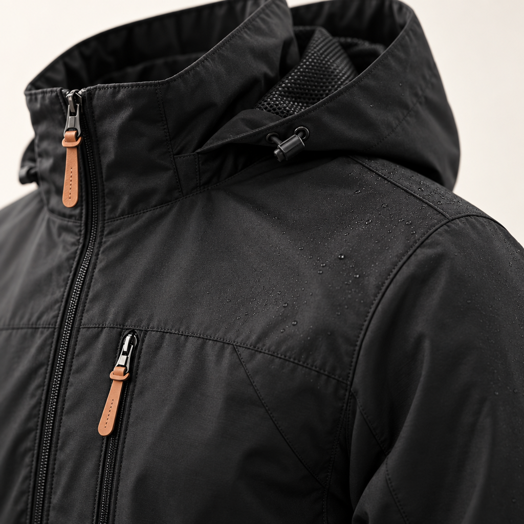 Herren Wasserdichte Winddichte Wanderjacke – Mehrere Reißverschlusstaschen