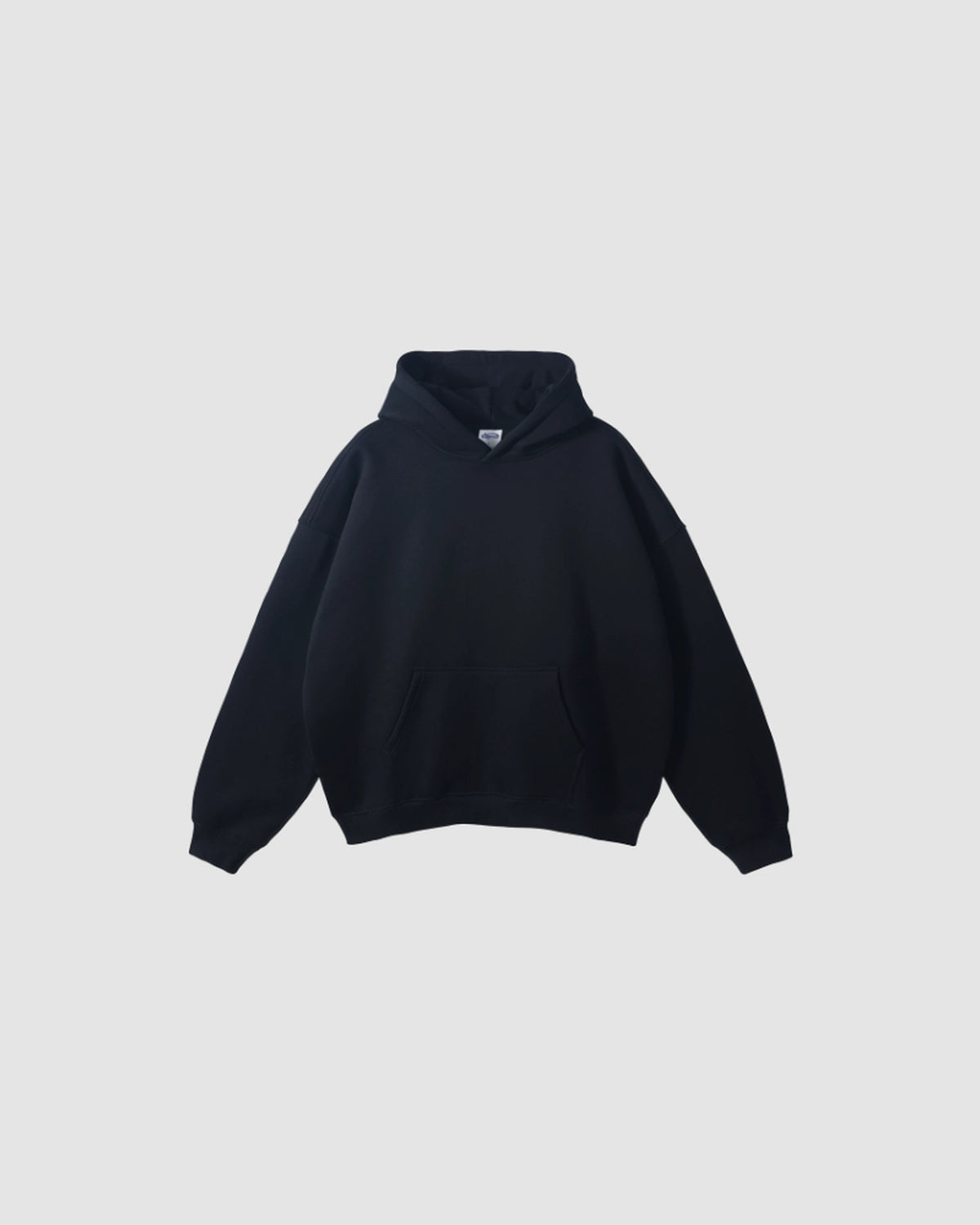 Herren Hoodie im Relaxed Fit, weich in Schwarz