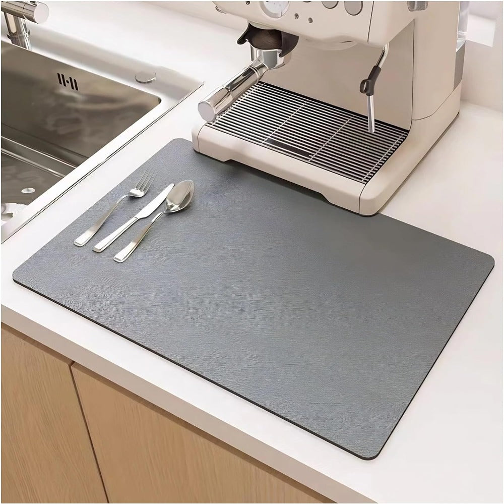 Kitchen Drying Mat Water Absorbent Dish Drying Pad