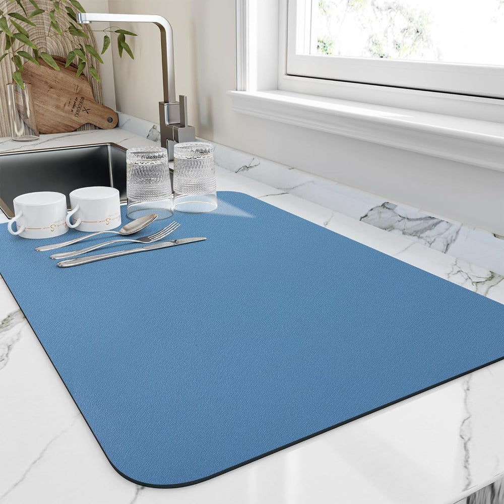 Kitchen Drying Mat Water Absorbent Dish Drying Pad