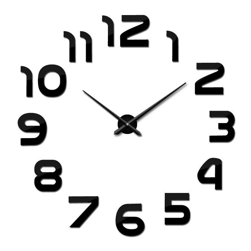 3D Wanduhr Acryl Modern