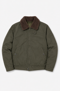 Herren Jungle-Cloth-Jacke mit Sherpa-Kragen – Armeegrün