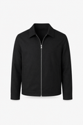 Herren-Übergangsjacke mit klassischem Kragen und lockerer Passform