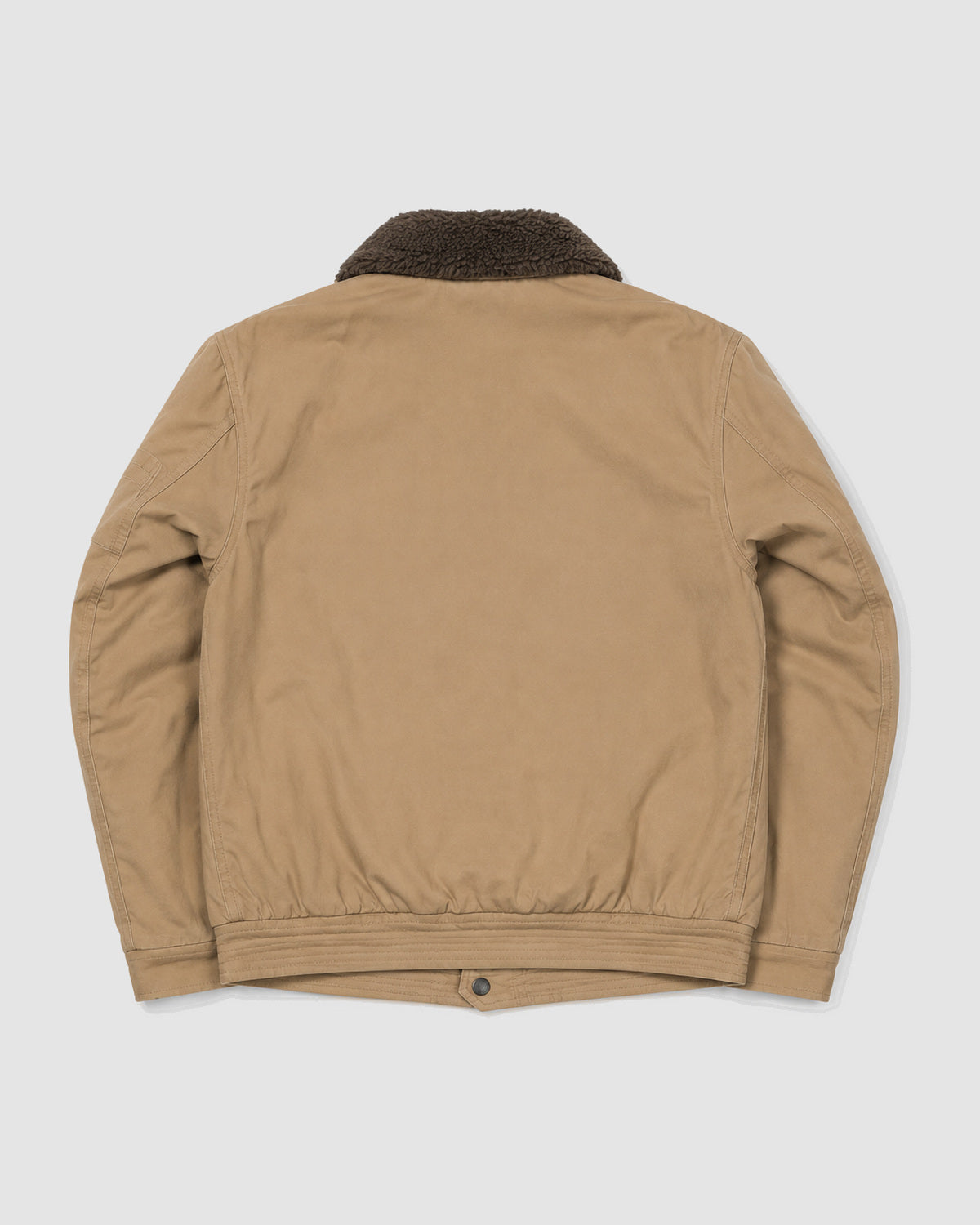 Herren Jacke mit Sherpa-Kragen, Jungle Cloth – Khaki, Bild 2