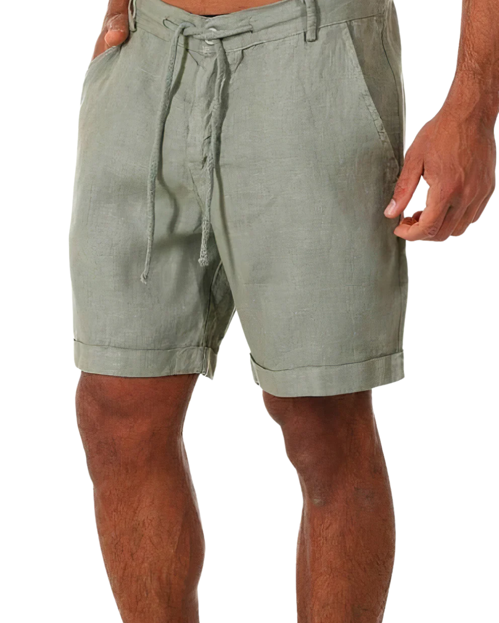 Herren Leinen Shorts - Klassisch, bequem für warme Tage