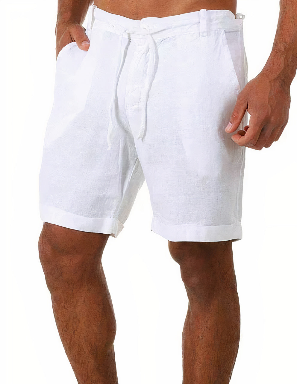 Herren Leinen Shorts - Klassisch, bequem für warme Tage
