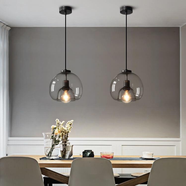 Pendelleuchte Minimalistisch Glaskuppel