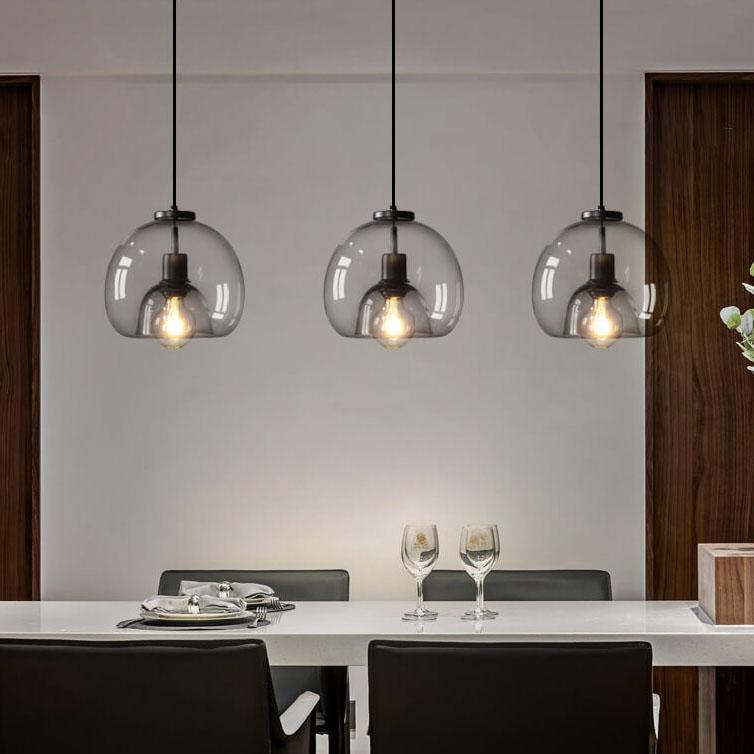 Pendelleuchte Minimalistisch Glaskuppel