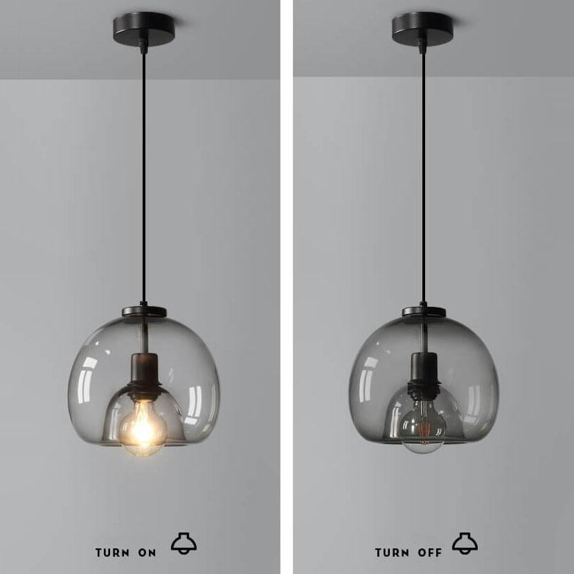 Pendelleuchte Minimalistisch Glaskuppel