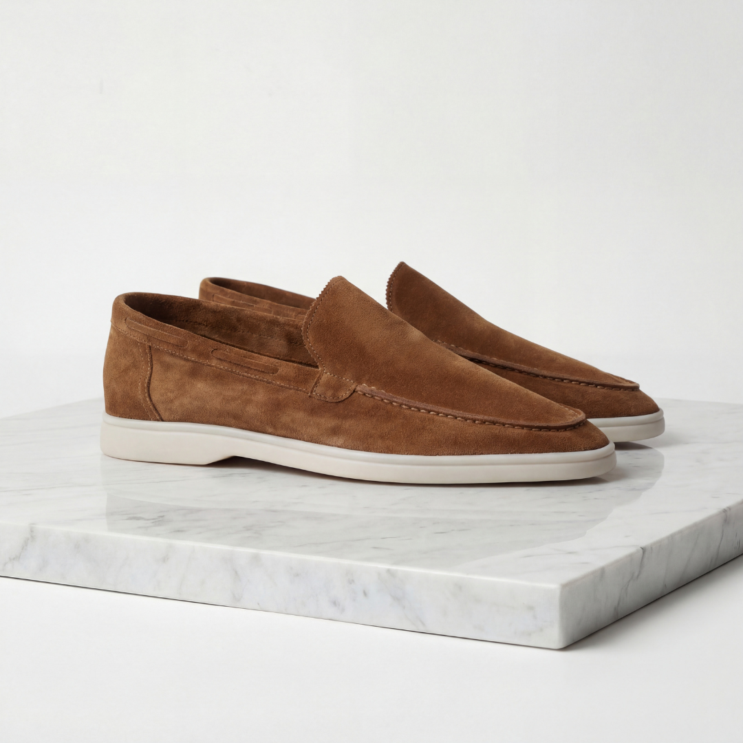 Herren Mokassins Wildleder Slip-On