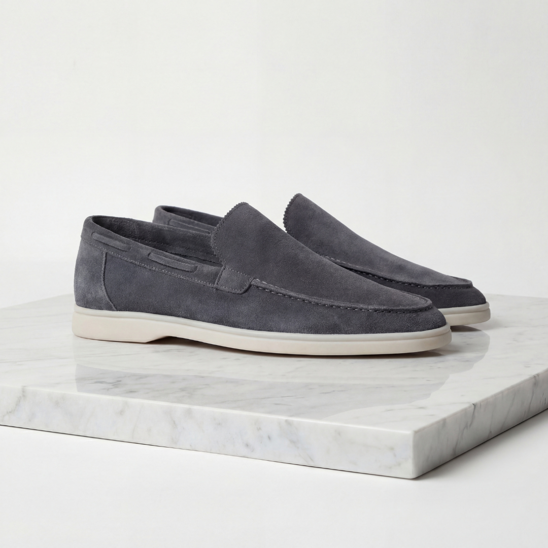 Herren Mokassins Wildleder Slip-On