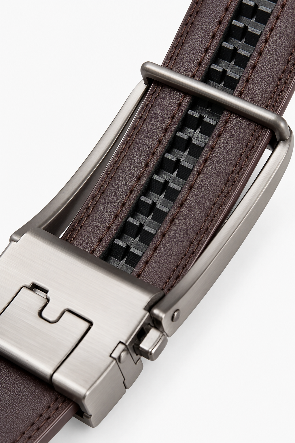 Herren Ledergürtel Kalbsleder - Schwarz Braun Elegant Langlebig
