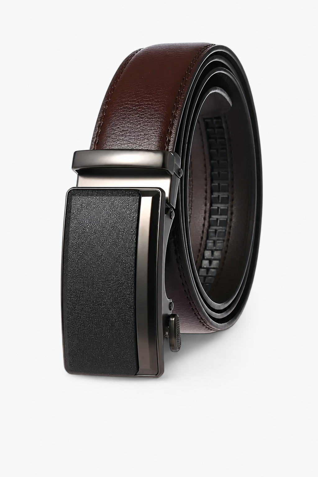 Herren Ledergürtel Kalbsleder - Schwarz Braun Elegant Langlebig