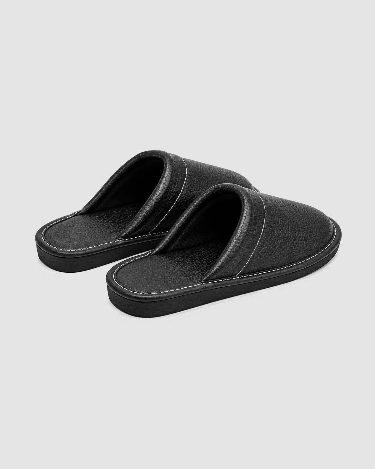 Herren Hausschuhe mit weicher Sohle – Schwarz, Bild 5