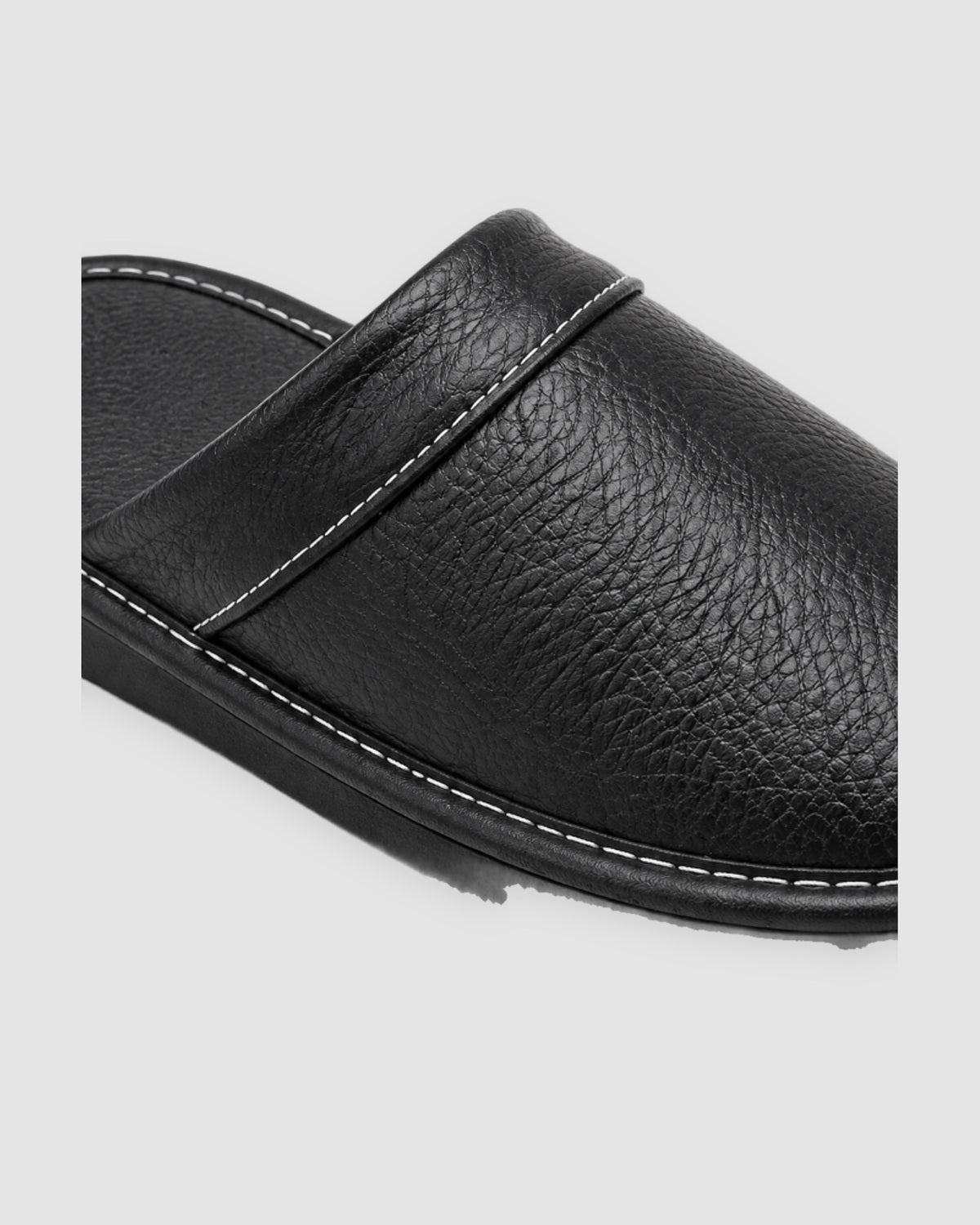 Herren Hausschuhe mit weicher Sohle – Schwarz, Bild 6