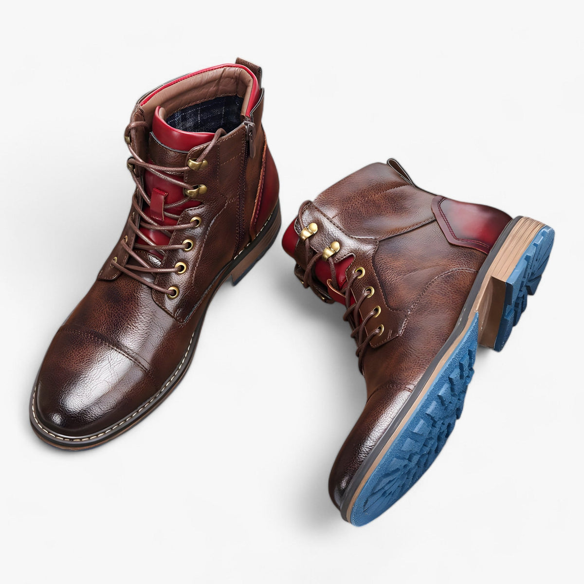Herren Oxford Stiefel Leder