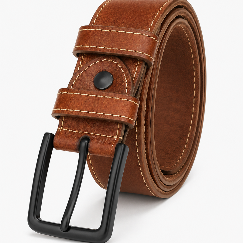Brauner Gürtel für Herren