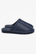 Herren-Hausschuhe in Navyblau mit weicher Sohle