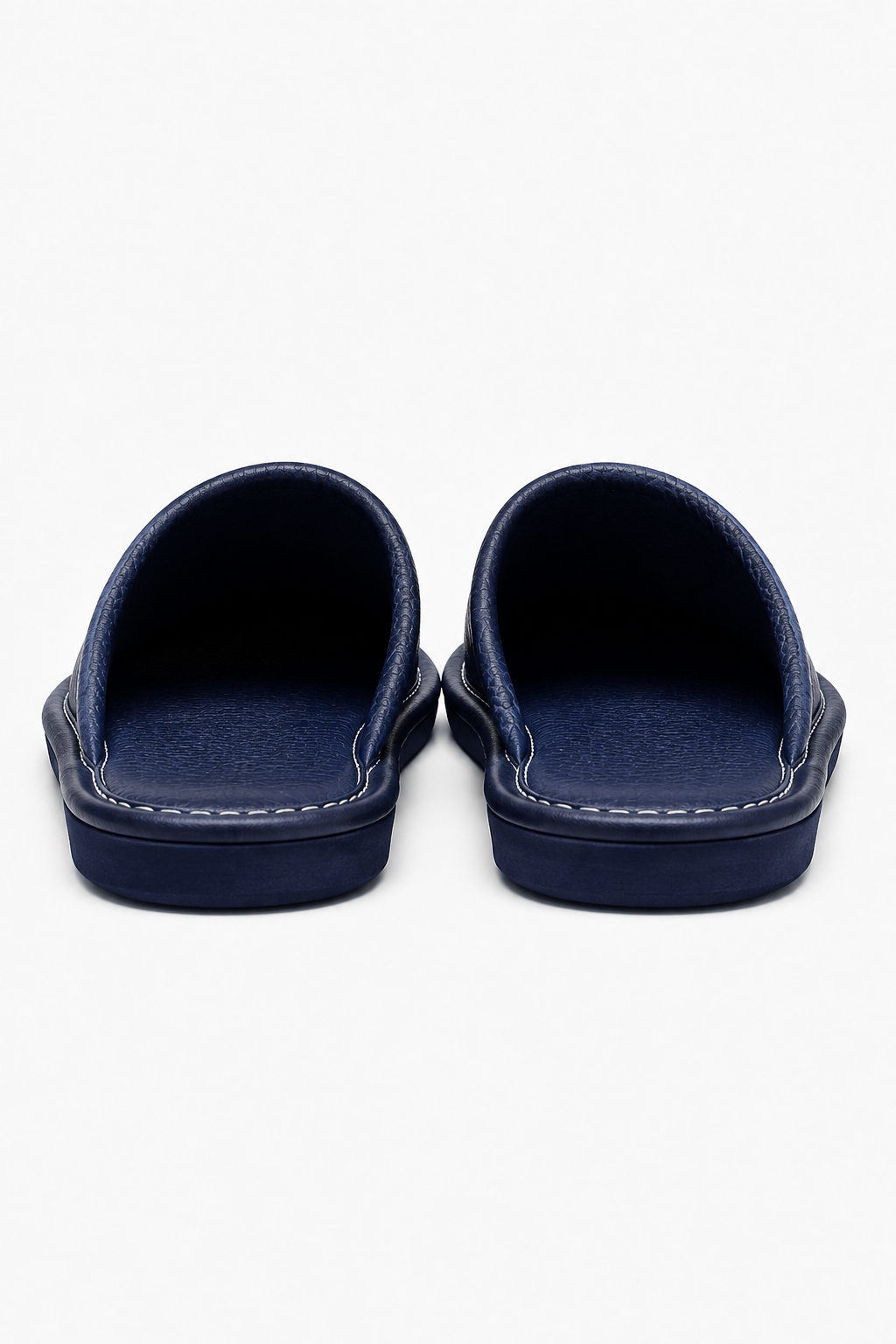 Herren-Hausschuhe in Navyblau mit weicher Sohle
