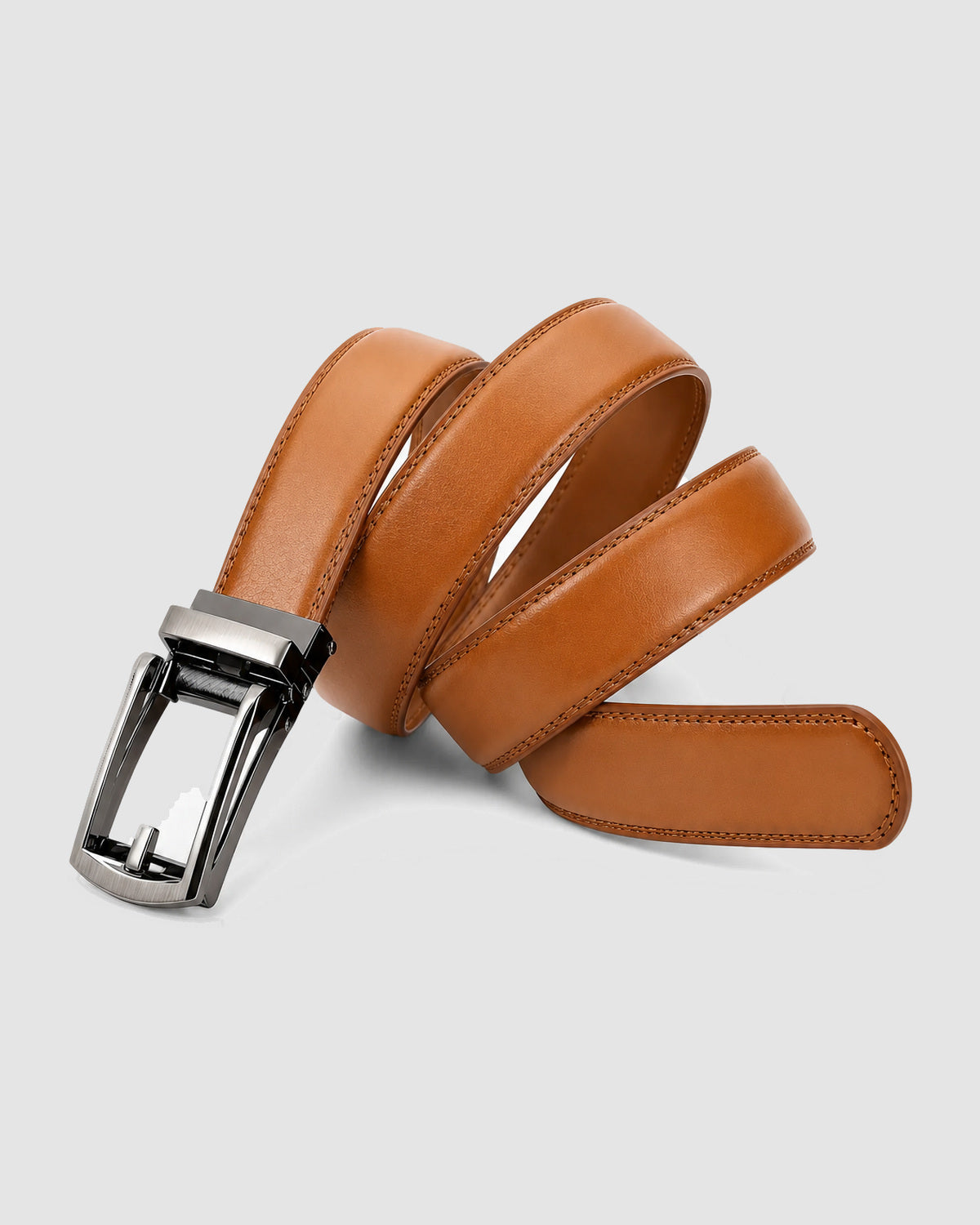 Herren Kalbsleder-Gürtel, elegant und vielseitig, Bild 5