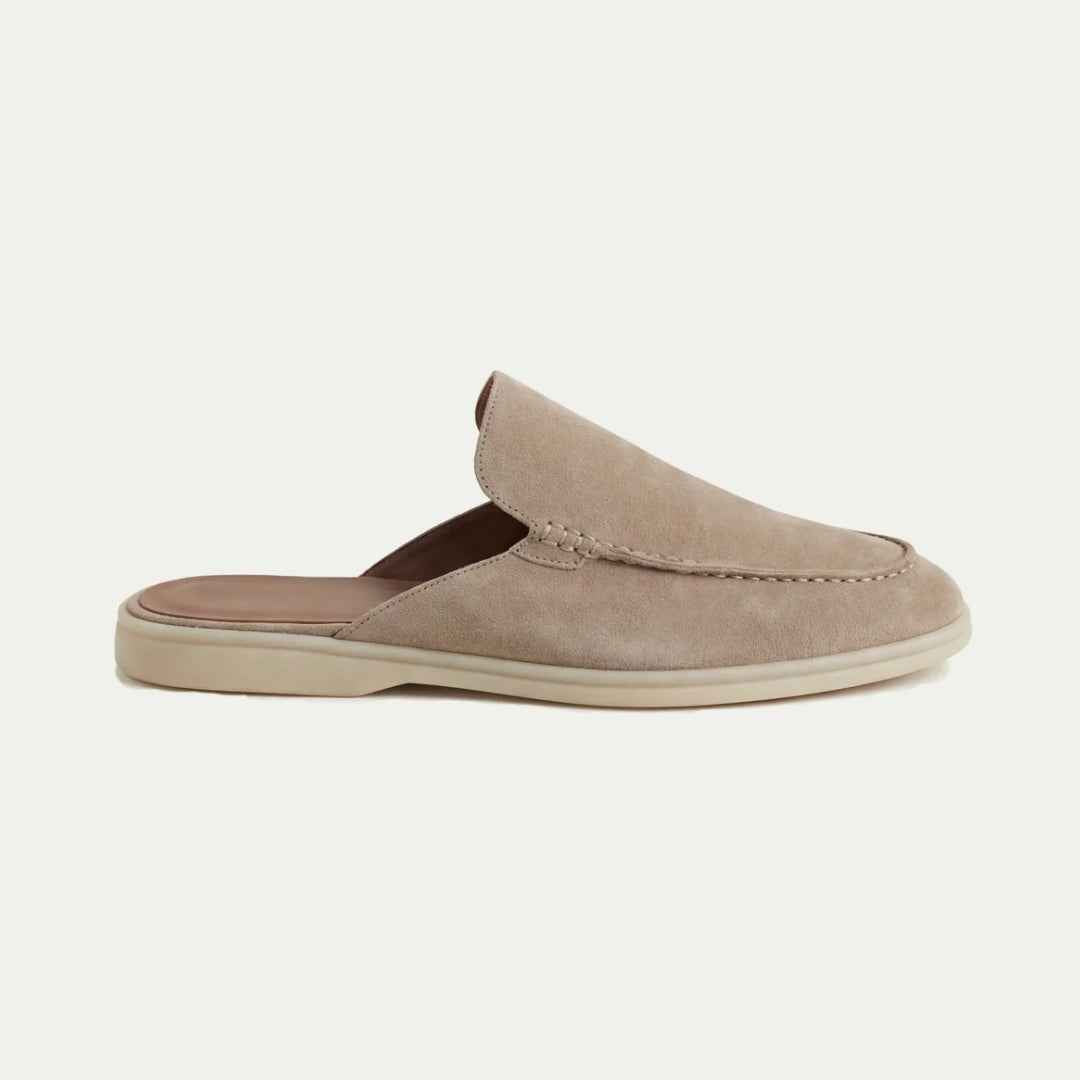 Herren Pantoletten Wildleder