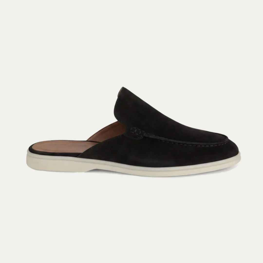 Herren Pantoletten Wildleder