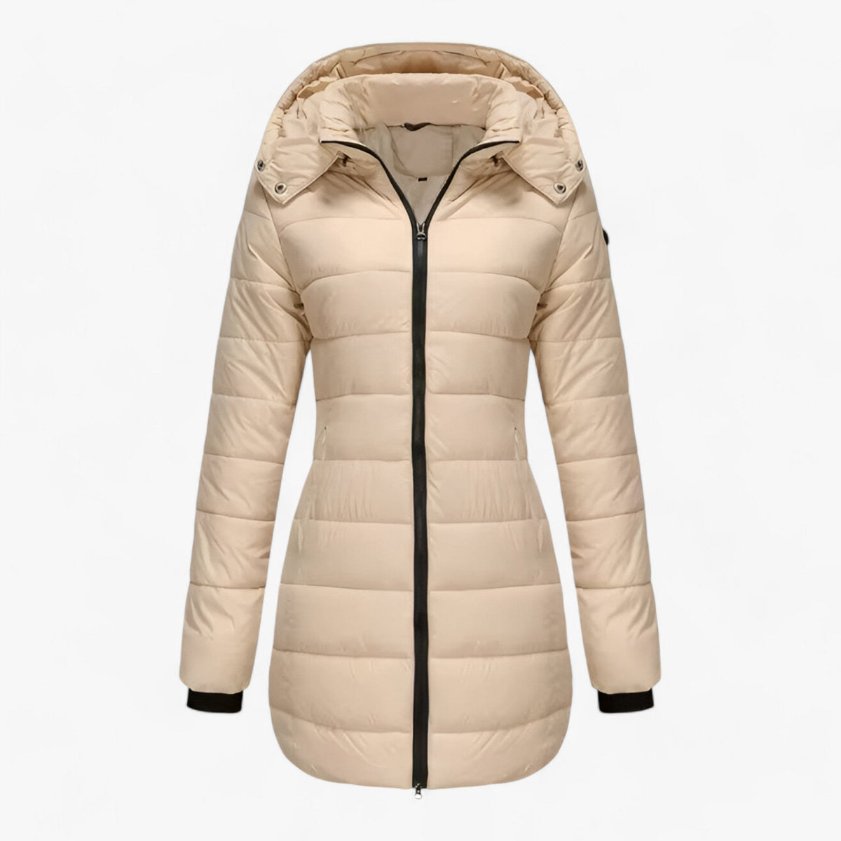 Damen Parka Lang mit Kapuze