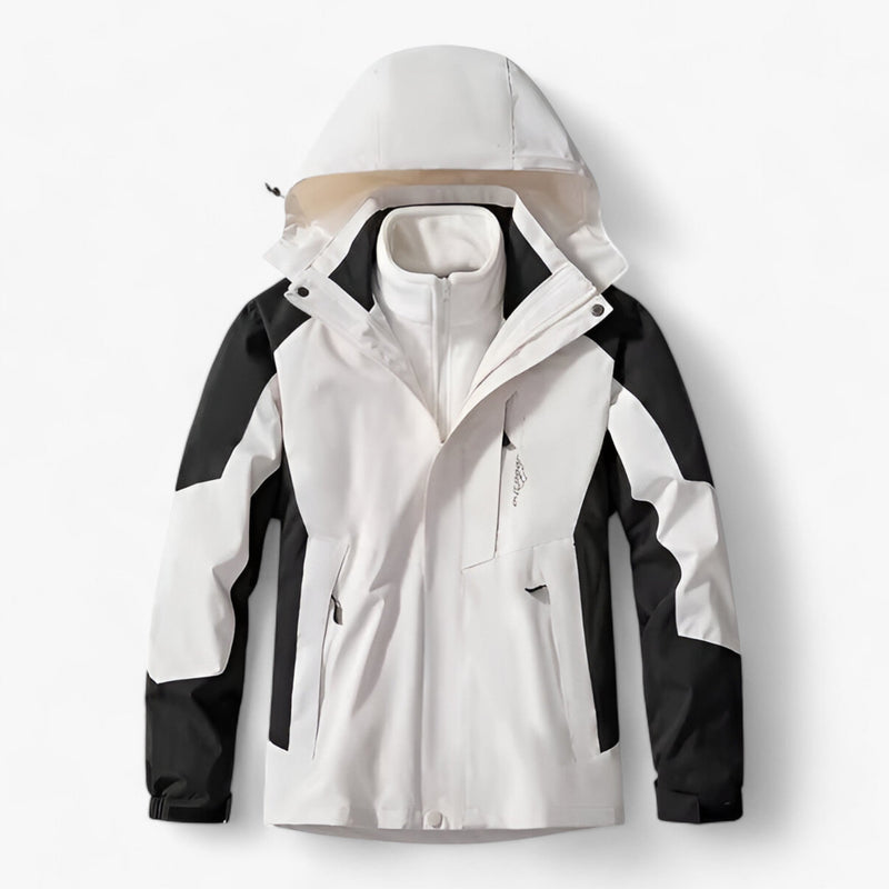 Outdoorjacke 3-in-1 Wasserdicht mit Innenjacke