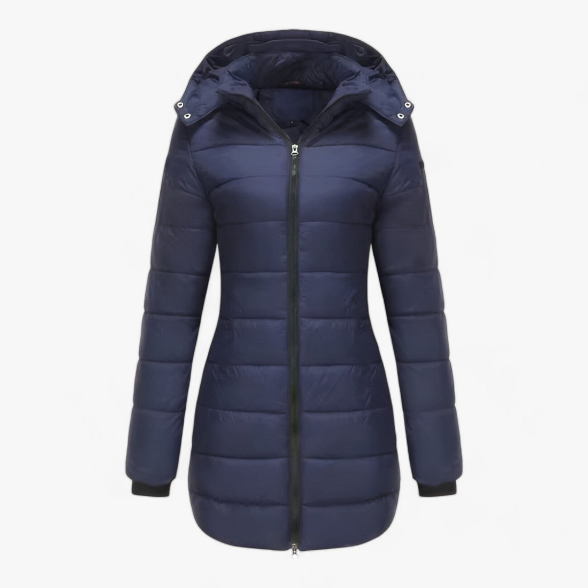 Damen Parka Lang mit Kapuze