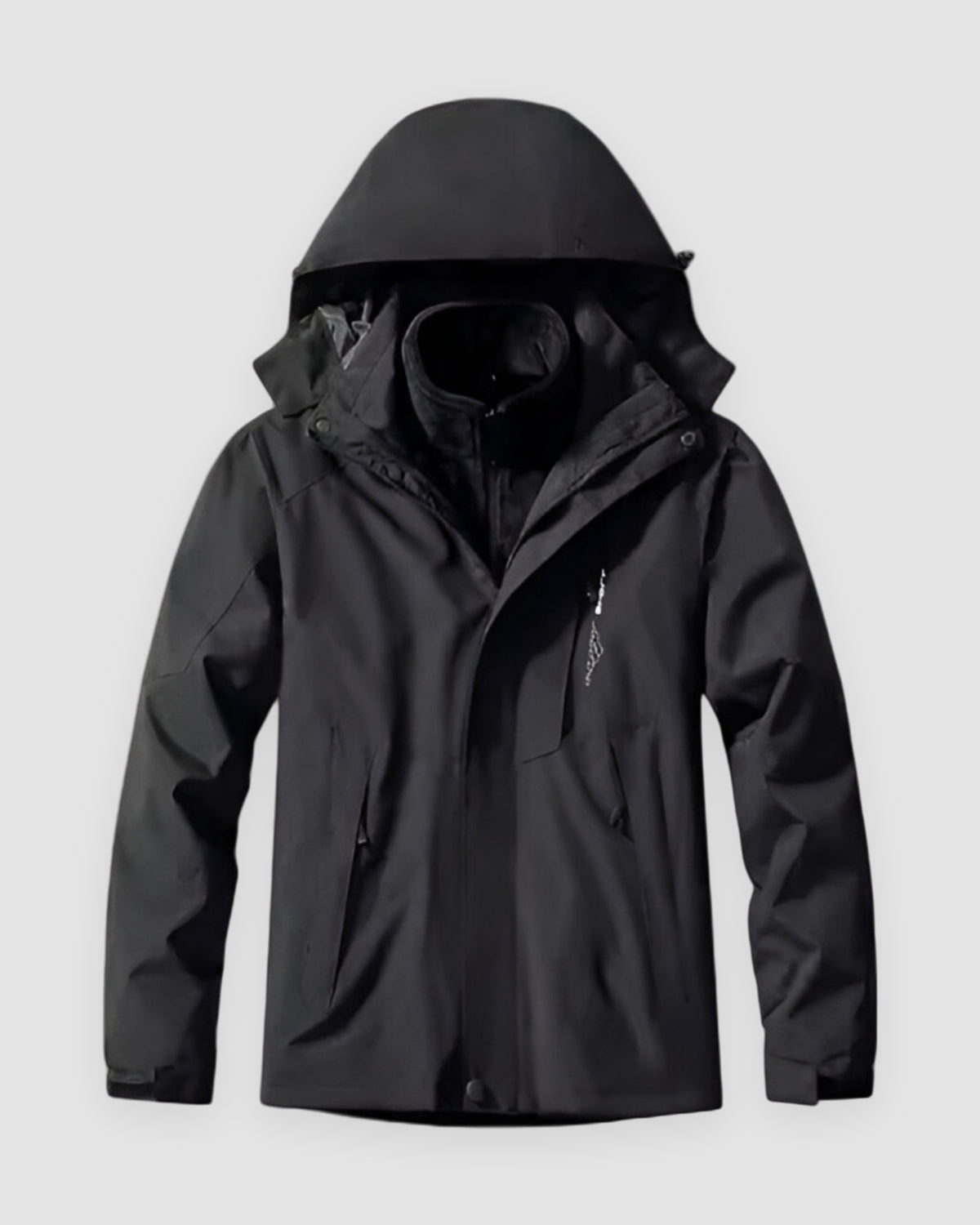 Herren Outdoorjacke 3-in-1, wasserdicht mit Innenjacke, Bild 2