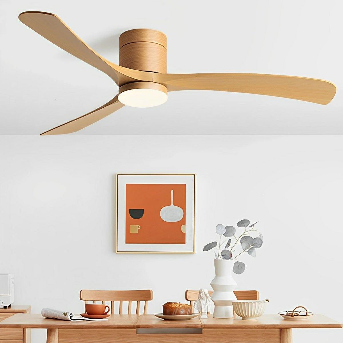 Minimalist Ceiling Fan Light for Living Room
