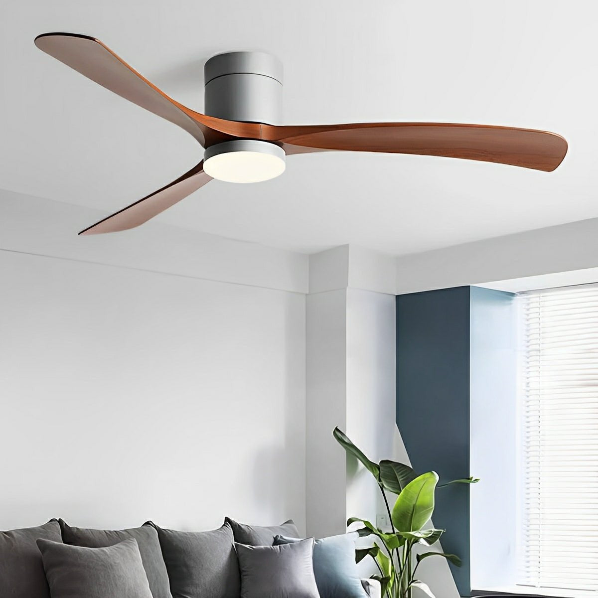 Minimalist Ceiling Fan Light for Living Room