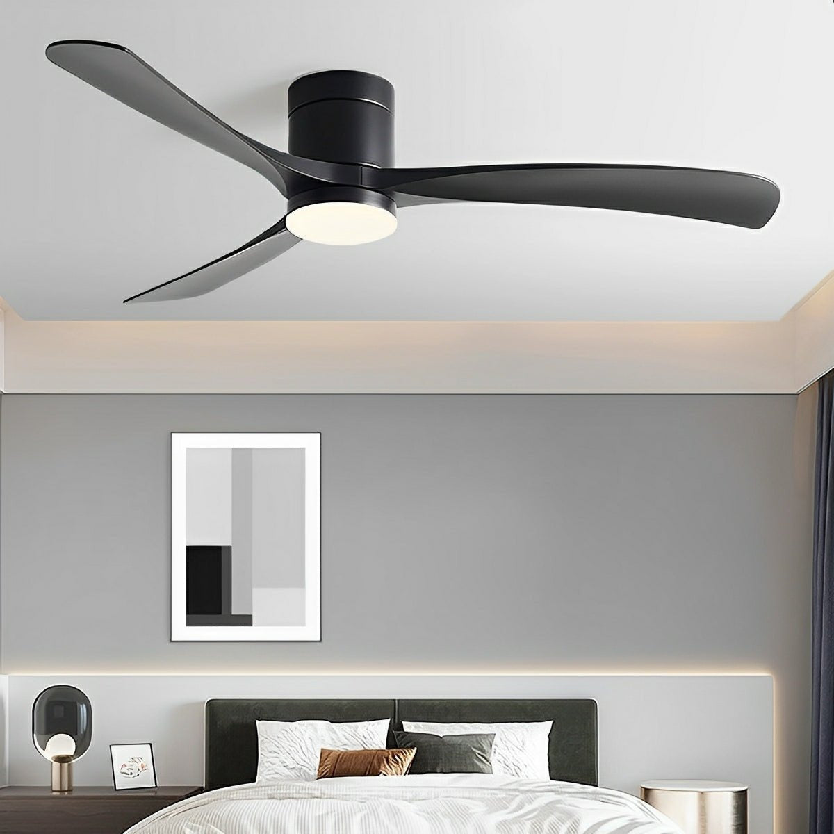 Minimalist Ceiling Fan Light for Living Room
