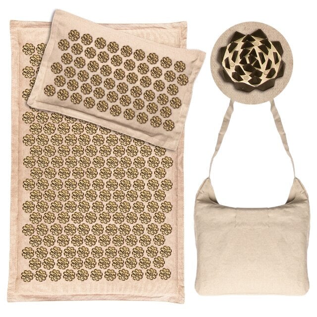 Akupressurmatte & Kissen Set - 5500 Druckpunkte