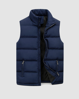 Herren Steppweste leicht und modern – Blau