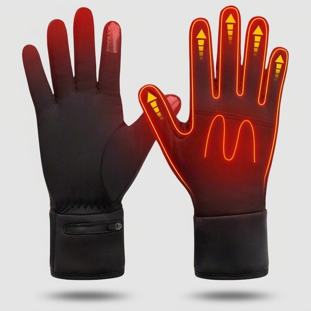 Unisex Beheizte Winterhandschuhe – Einstellbare Wärme, bis zu 6 Stunden