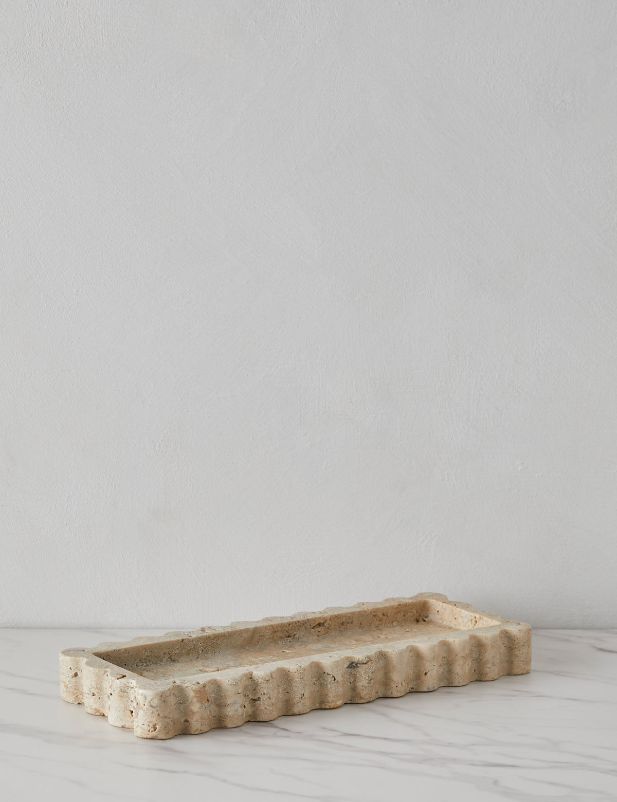 ScallopTray Marmor-Dekotablett