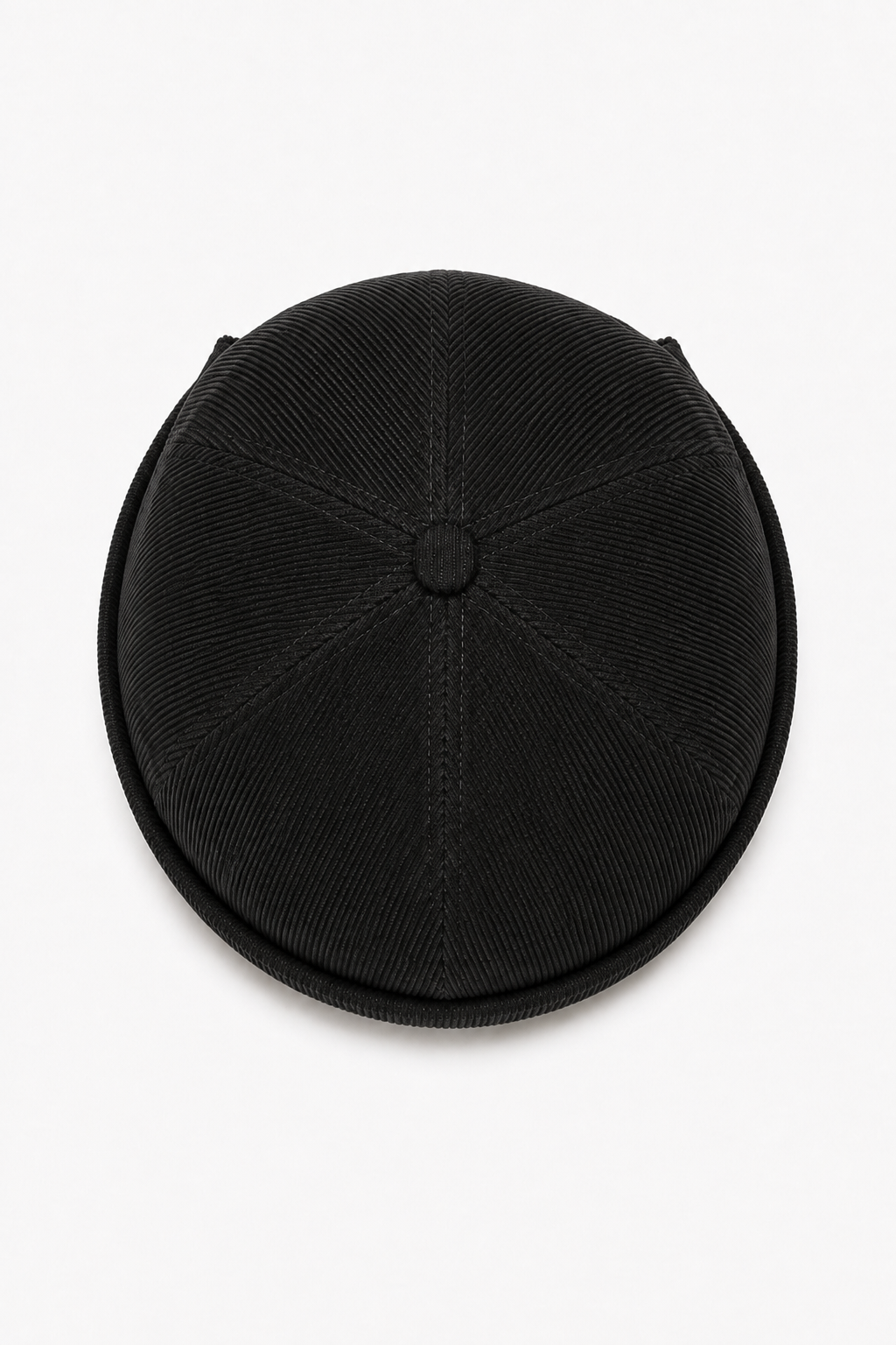 Unisex Docker-Mütze aus Baumwolle – Schwarz