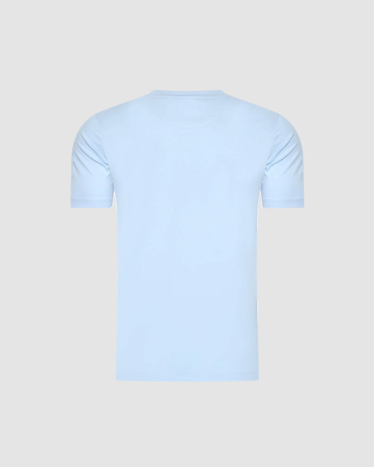 Herren T-Shirt mit Rundhals, Kurzarm – Himmelblau, Bild 2