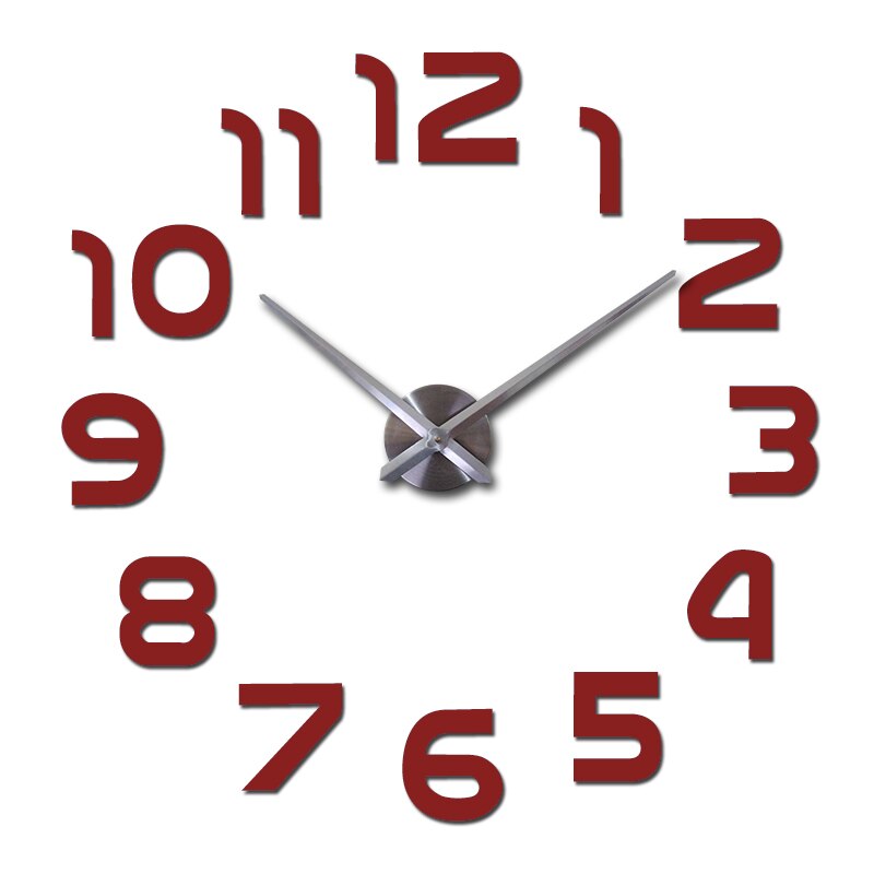 3D Wanduhr Acryl Modern
