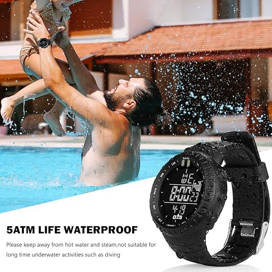 Herren Digitale Sportuhr Wasserdicht