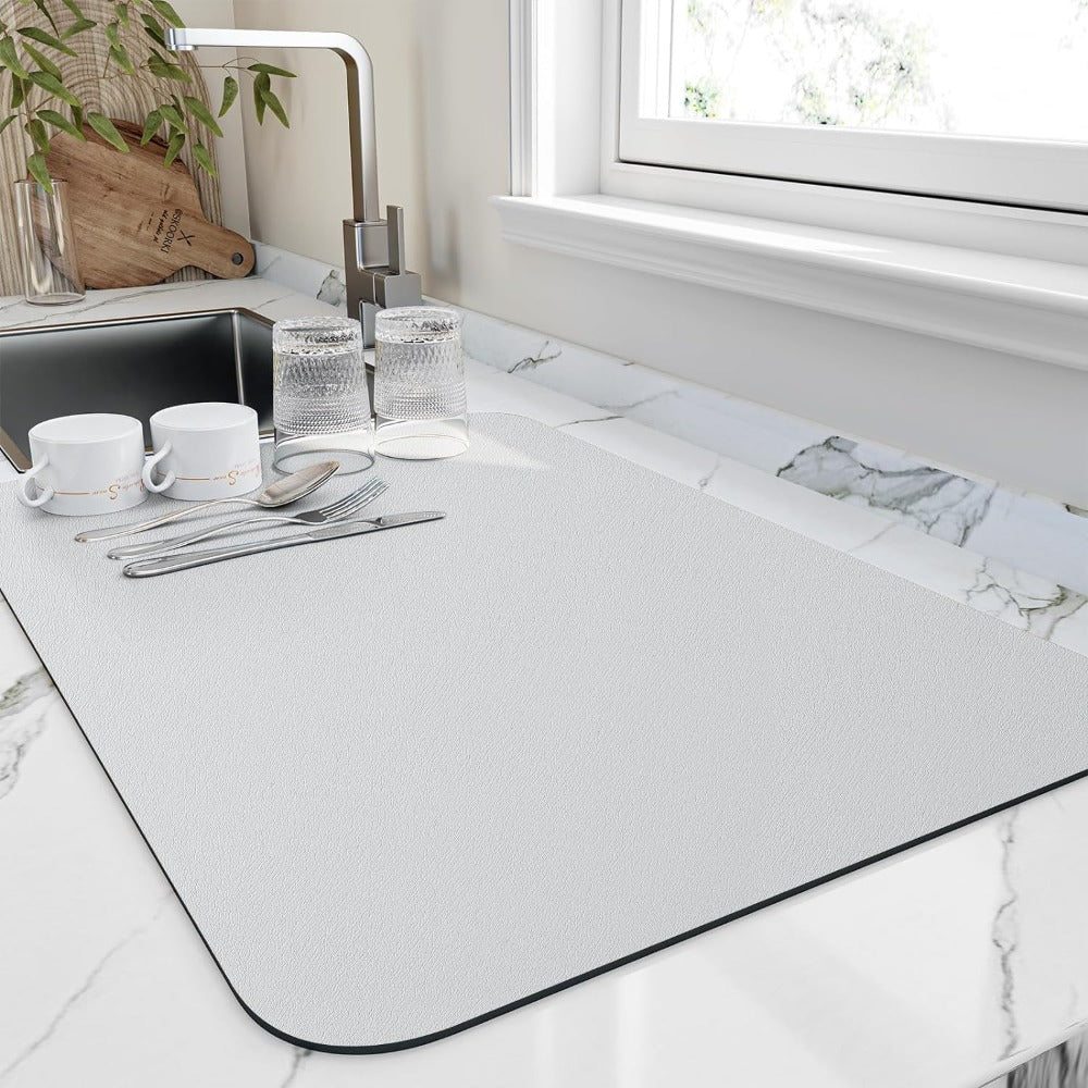 Kitchen Drying Mat Water Absorbent Dish Drying Pad