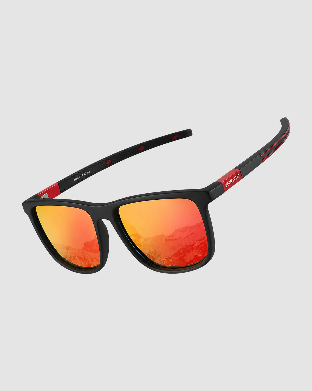 Herren Sonnenbrille eckig, polarisiert mit UV-Schutz, Bild 4